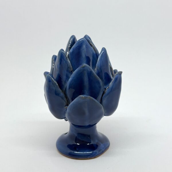 Carciofo in ceramica blu